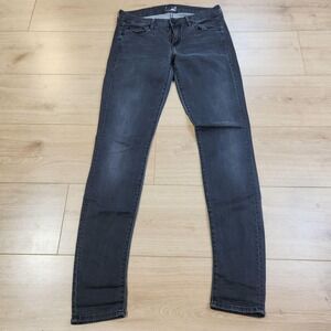 Mother The Looker Skinny Jeans Womens 27 Gray Mid Rise True Hollywood Lies